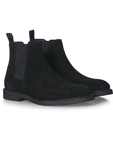 Boss Tunley Suede Chelsea Boots Black