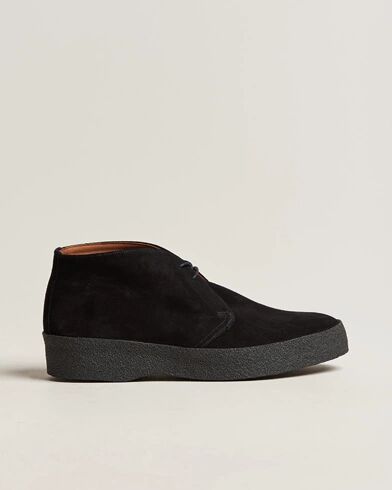 Sanders Joel Chukka Boot Black Suede