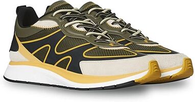 Z Zegna Recycled Running Sneakers Yellow/Olive