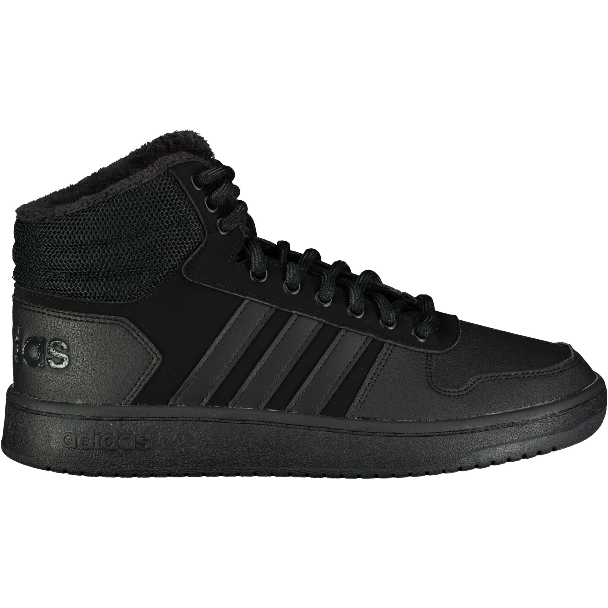 adidas Hoops 2.0 Mid, sneaker unisex 43 1/3 Core Black/Core Blac