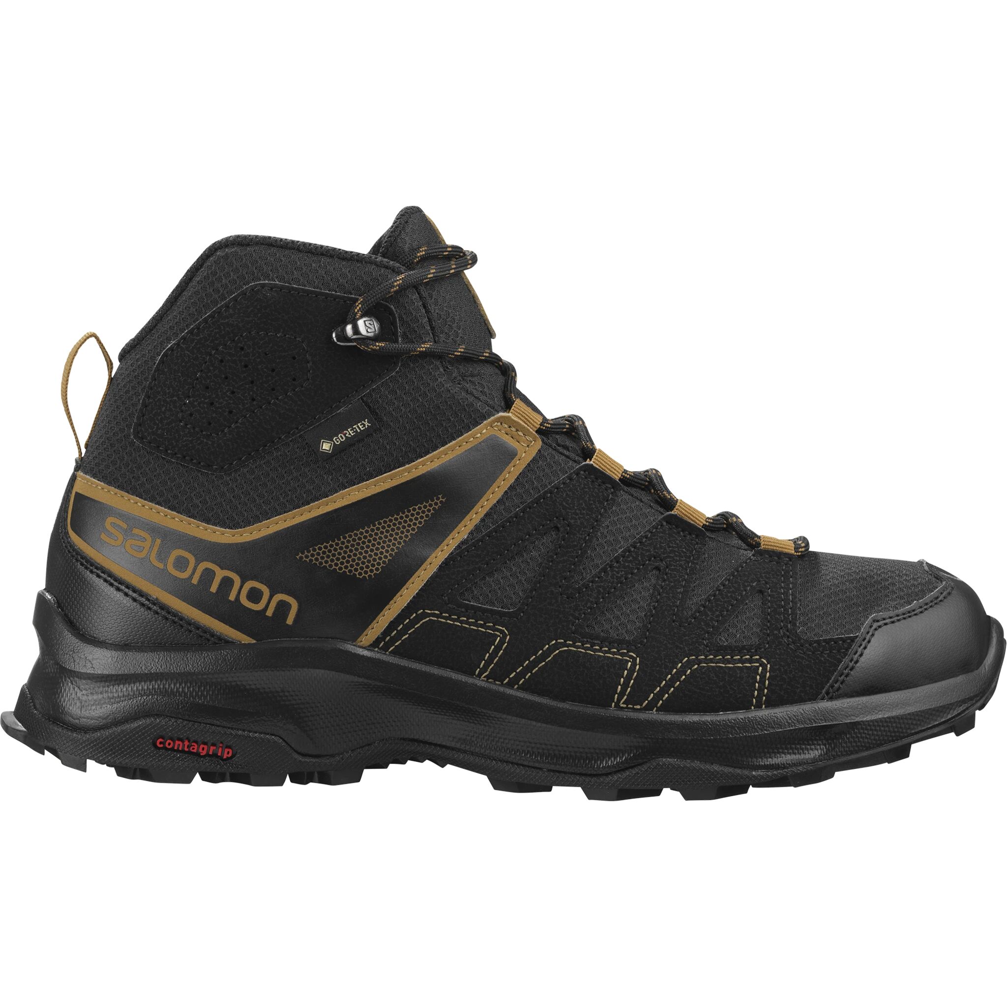 Salomon Sidley Mid GTX, tursko herre 42 2/3 Black/black/bronze B