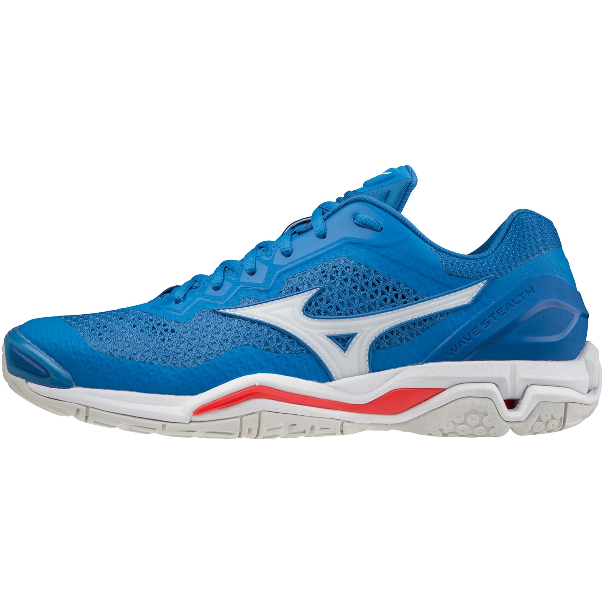 Mizuno Wave Stealth V, hallsko herre 41 French Blue / White