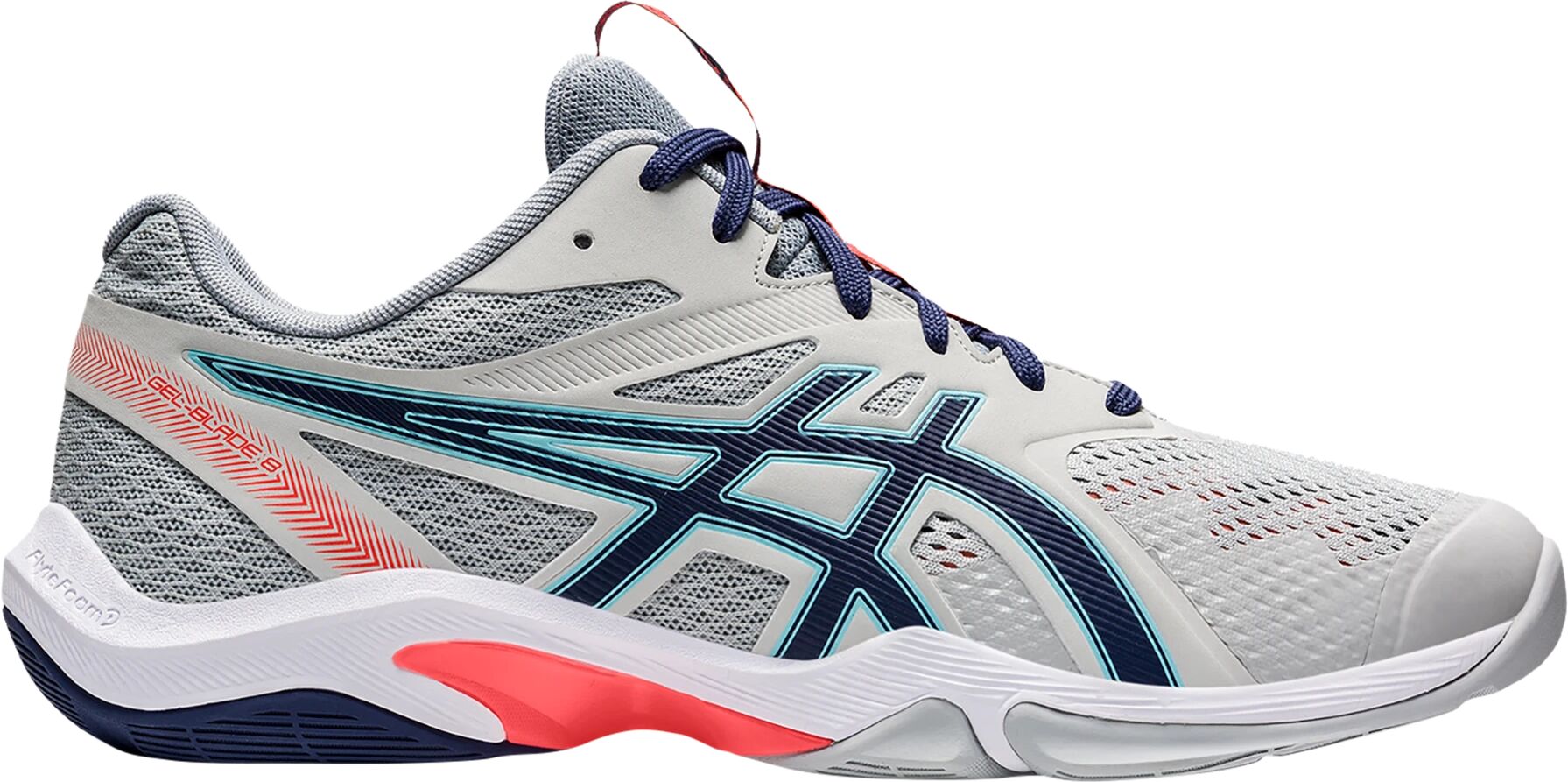 Asics Gel-Blade 8, hallsko herre 41.5 GLACIER GREY/SUNRISE