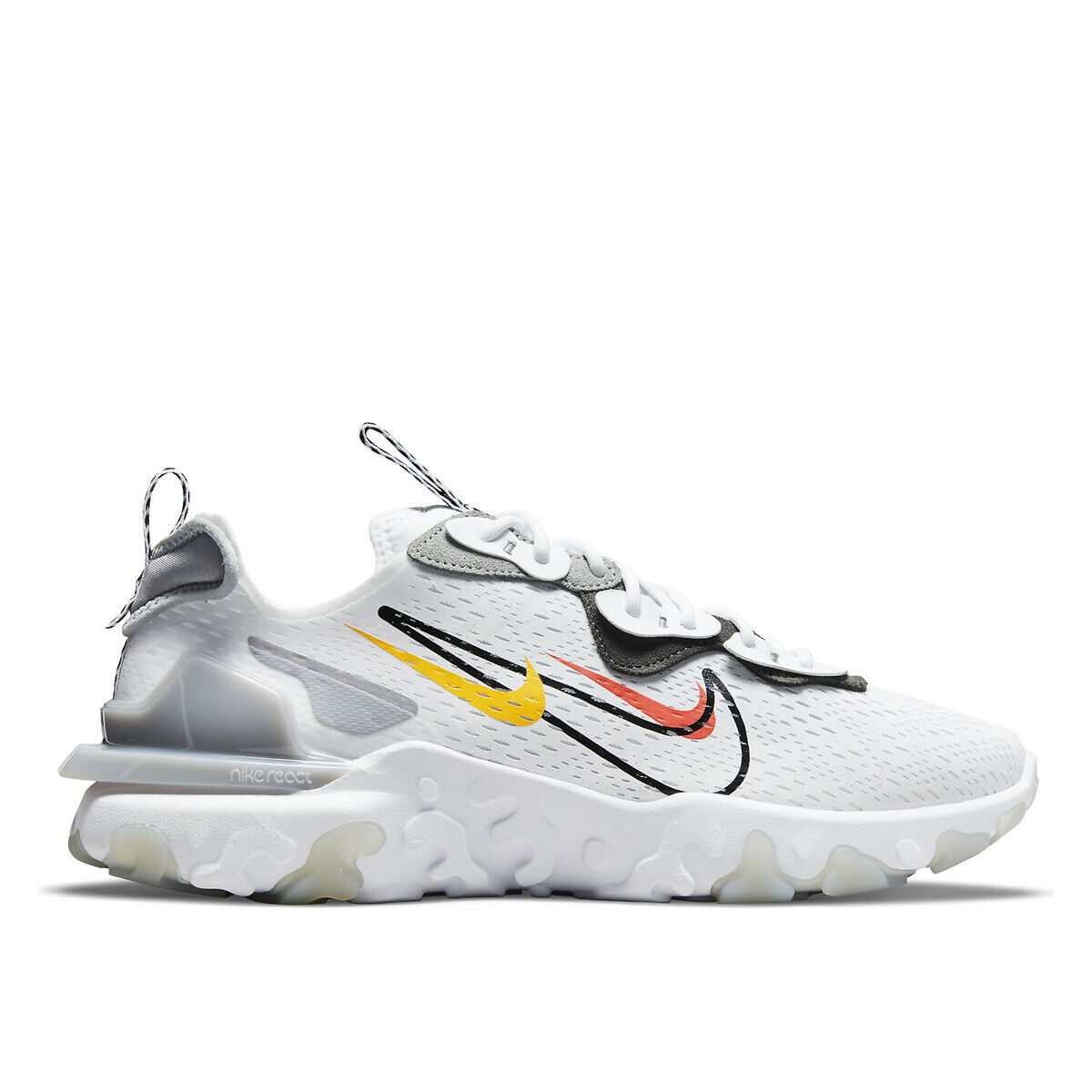 Nike Sapatilhas React Vision   branco/cinzento