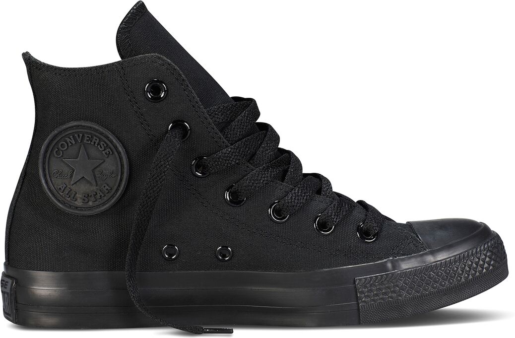 Converse Chuck Taylor All Star Mono Canvas Hi   Preto