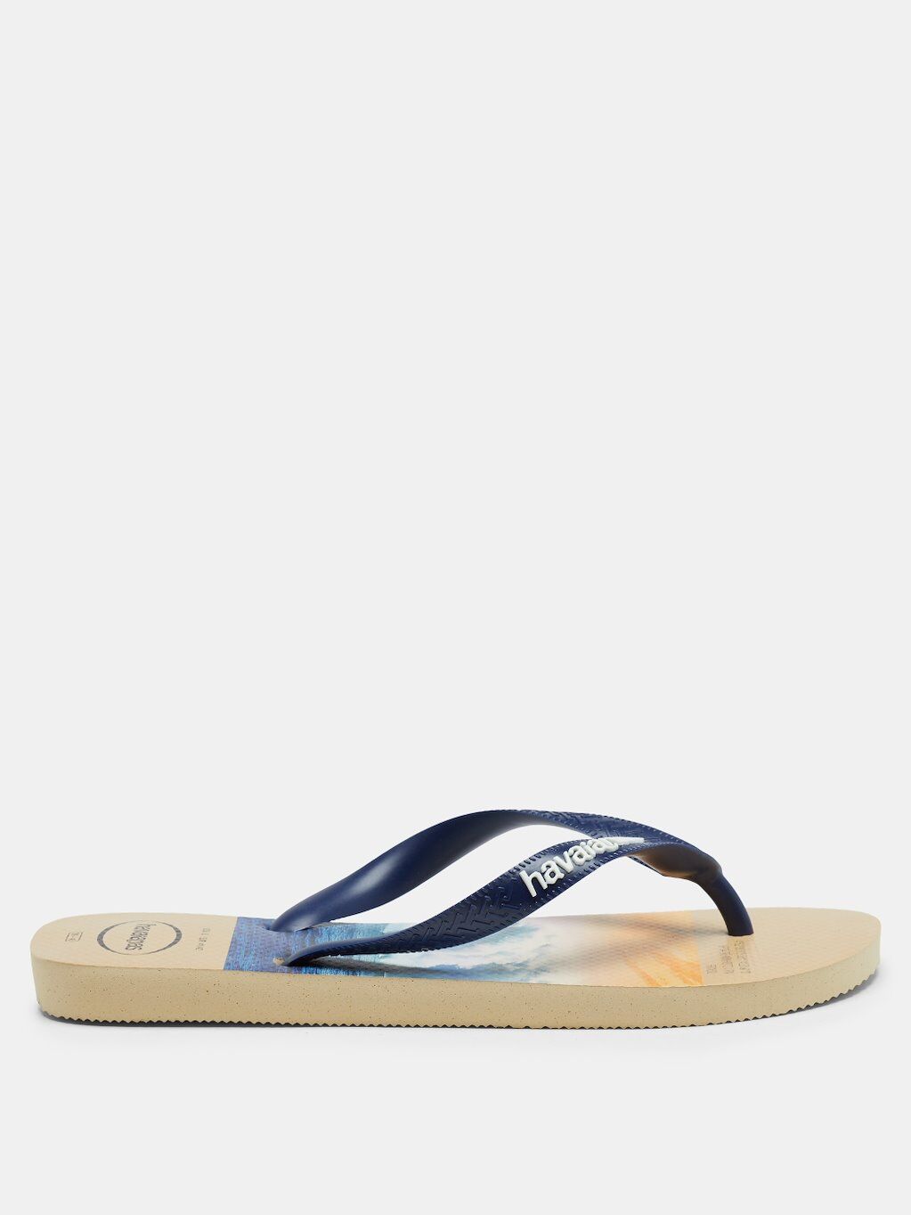 Havaianas Chinelos Havaianas Hype - Bege/Azul - Homem