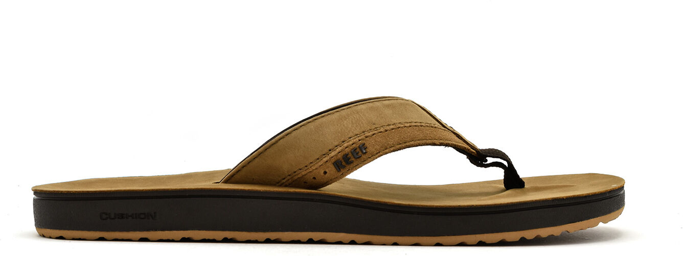 Reef Leather Cntrd Cushion Sandals