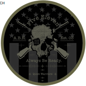 5.11 Tactical Quiet Warrior USA Patch