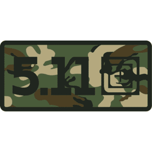 5.11 Tactical Woodland Camo Patch