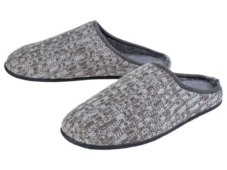 LIVERGY® Pánske papuče  (45, sivá)