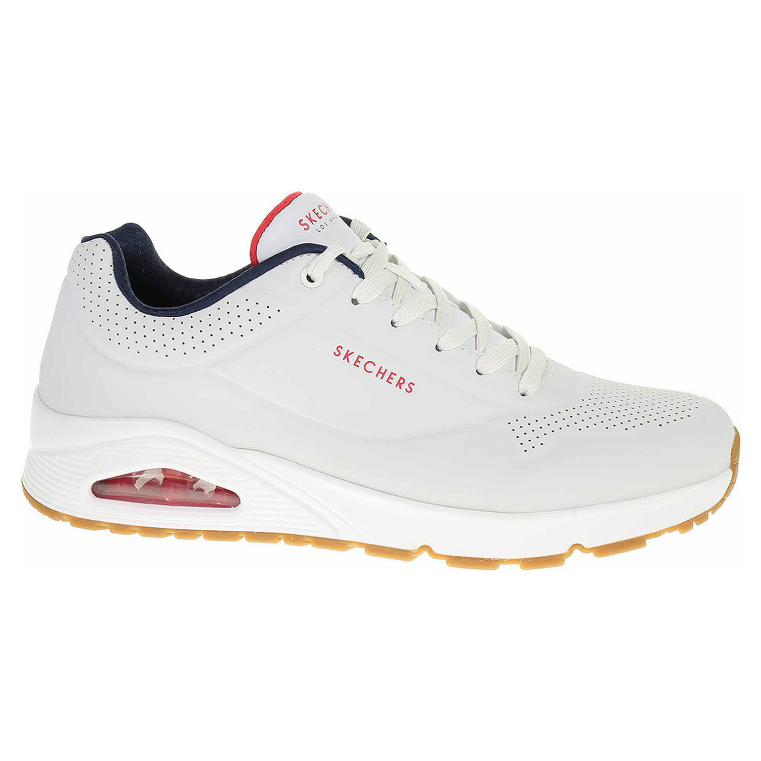 Skechers Uno - Stand On Air white-navy-red 41
