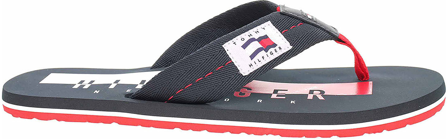 Tommy Hilfiger Pánske plážové papuče Tommy Hilfiger FM0FM03379 DW5 desert sky 48