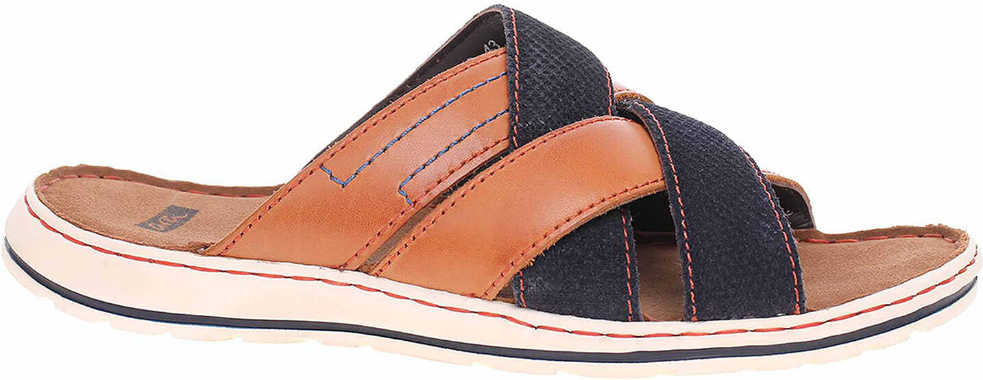 Ara Pánske papuče Ara 11-15802-07 cognac-navy 43