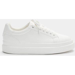 Pull&Bear Chunky Sole Trainers (Size: 9) White male