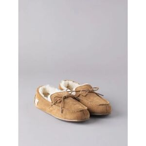 Lakeland Leather Men's Sheepskin Moccasins in Tan - Tan