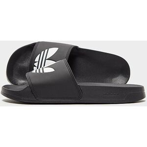 adidas Originals Adilette Slides - Core Black / Cloud White / Core Black - Womens, Core Black / Cloud White / Core Black