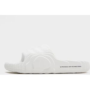 adidas Originals Adilette 22 Slides - Crystal White / Crystal White / Core Black - Womens, Crystal White / Crystal White / Core Black