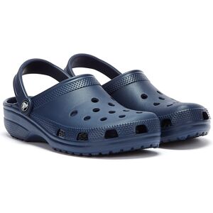 (7 UK, Navy) Crocs Adults Unisex 10001 Classic Cushioned Clogs