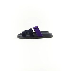 Hermès Chypre Sandals (Marine / Violet Majorette) - Size: 46EU / 12UK / I3 - Violet - Size: 46EU / 12UK / I3US (MENS)