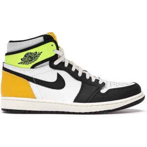 Nike Jordan 1 Retro High White Black Volt University Gold (M) - Size: UK 8.5- EU 43 - Size: UK 8.5- EU 43 - - black - male - Size: UK 8.5- EU 43 - US 9.5