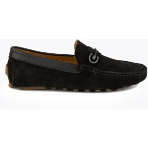 Pegia Heron Genuine Suede Men's Loafers, 41/7 / Black