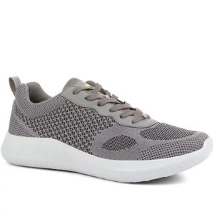 Pavers Lightweight Lace-Up Trainers - SUNT37001 / 323 185 - 10 - Grey - Male
