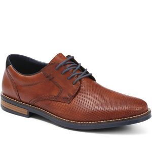Rieker Leather Derby Shoe - RKR29555 / 314 713 - 6 - Brown - Male