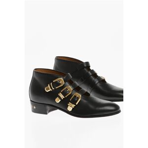 Gucci Leather Ankle Boots With Buckles size 4,5 - Male