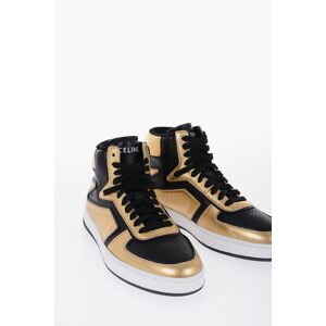 Celine Metallized Leather High-top Sneakers size 39 - Male