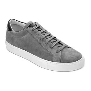 To Boot New York Men's Pacer Low Top Sneakers  - Grey Suede - Size: 8male