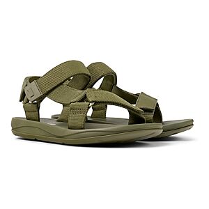 Camper Men's Match T Strap Sandals  - Medium Green - Size: 12US / 45EUmale