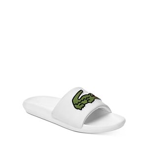 Lacoste Men's Croco 319 4 Us Cma Slide Sandals  - White - Size: 8male