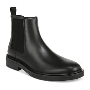 Vince Men's Erik Pull On Chelsea Boots  - Black - Size: 11male