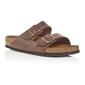 Birkenstock Men's Arizona Slide Sandals  - Dark Brown - Size: 13-13.5US / 46EUmale