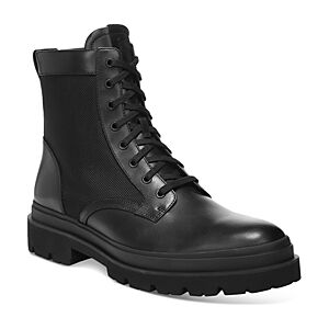 Vince Men's Raider Leather Boots  - Black - Size: 11.5male