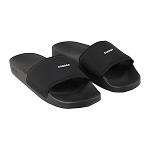 Sandro Men's Logo Rubber Pool Slides  - Black - Size: 7.5US / 40FRÂ male