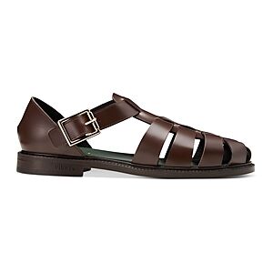 Vinny's Men's Fisherman Sandals  - Dark Brown - Size: 11male