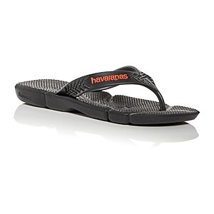 havaianas Men's Power 2.0 Flip Flops  - Black - Size: 45-46 BR / 13 USmale