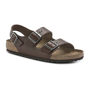 Birkenstock Men's Milano Buckle Sandals  - Vintage Wood Roast - Size: 9-9.5US / 42EUmale