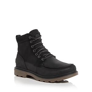 Sorel Men's Carson Waterproof Moc Toe Boots  - Black/Gum - Size: 11.5male