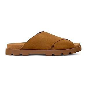 Camper Men's Brutus Sandal X Strap Sandals  - MEDIUM BROWN - Size: 44male