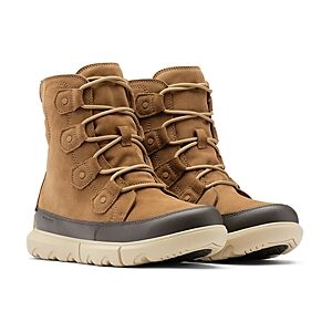 Sorel Men's Explorer Waterproof Lace Up Boots  - DELTA/JET - Size: 9male