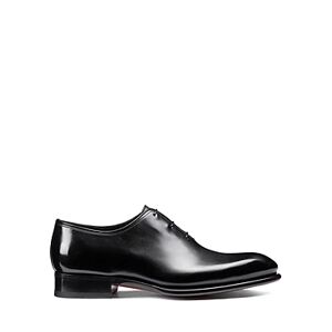 Santoni Men's Carter Wholecut Lace Up Dress Shoes  - Black - Size: 9.5male