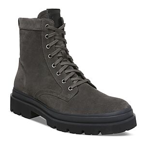 Vince Men's Raider Lace Up Boots  - Graphite - Size: 8.5male