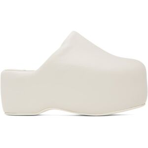 SIMONMILLER White Vegan Leather Bubble Platform Clog  - White - Size: IT 40 - male