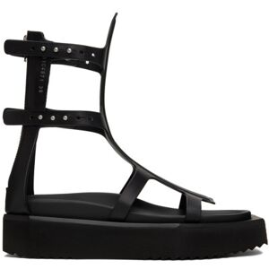 Rick Owens Black Turbo Spartan Sandals  - 09 BLACK - Size: IT 39 - male