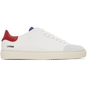 Axel Arigato White Clean 90 Triple Sneakers  - WHITE/RED/BLUE - Size: IT 39 - male