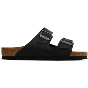 Birkenstock Black Regular Arizona Soft Footbed Sandals  - Black - Size: IT 45 - male