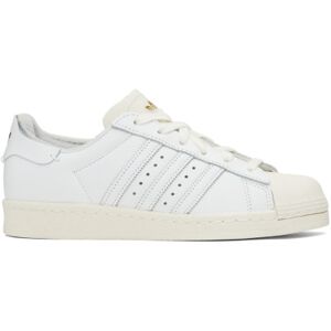 adidas Originals White & Beige Superstar 82 Sneakers  - FTWR WHITE / OFF WHI - Size: US 12.5 - male
