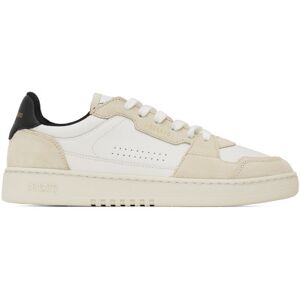 Axel Arigato White & Beige Dice Lo Sneakers  - White / Dark Grey - Size: IT 41 - male